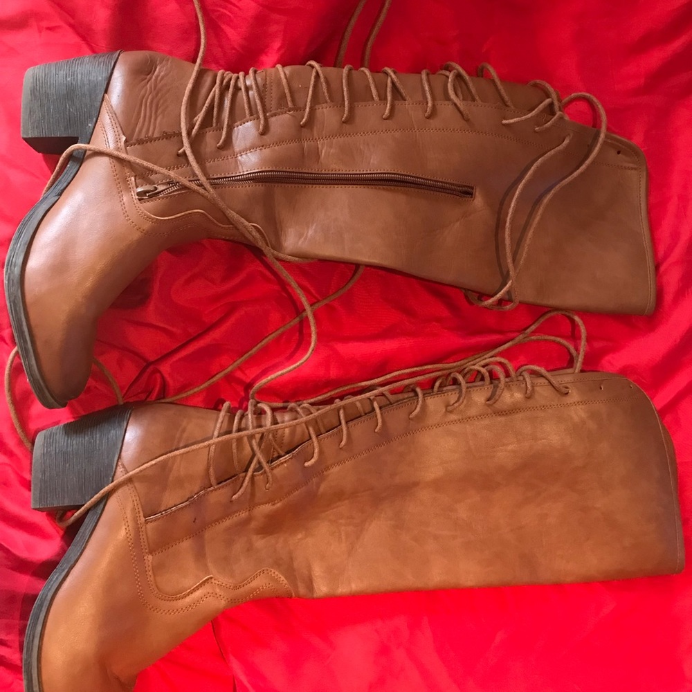 Brown Lace Up boot